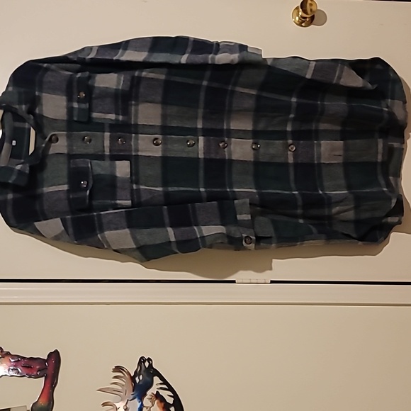 Flannel midi coat nwt - Picture 4 of 8